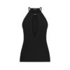 Top con scollo all’americana e cut-out Top con scollo all’americana e cut-out
