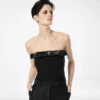 Top senza spalline con fiocco Top senza spalline con fiocco