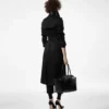 Trench con sottocollo in pelle Trench con sottocollo in pelle